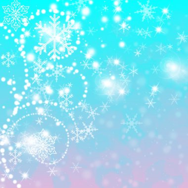 Winter background clipart