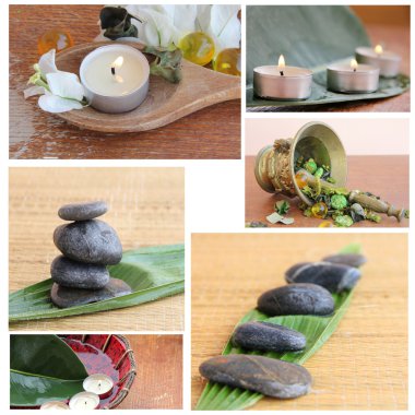 Spa collage clipart