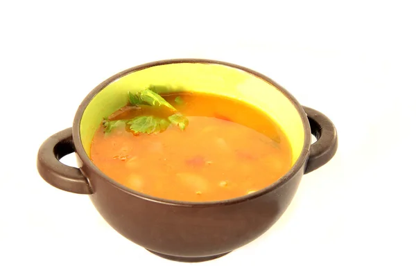 Sopa de legumes creme fresco — Fotografia de Stock