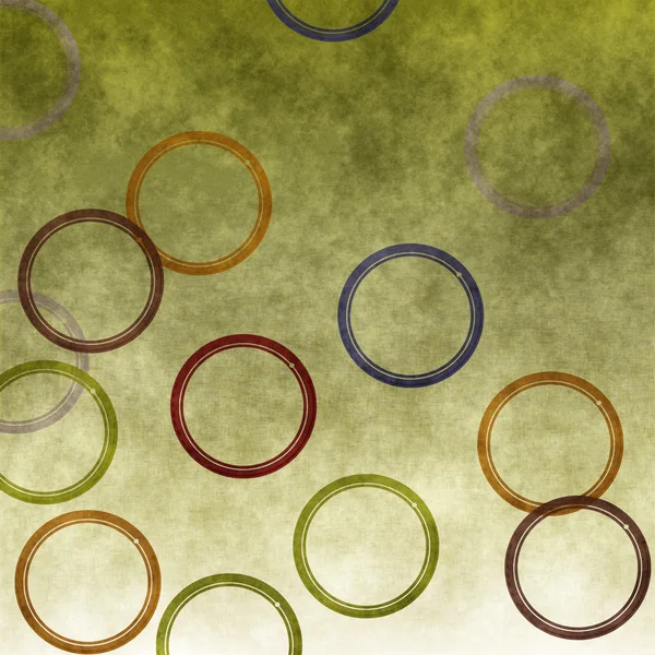 Grungy Background Old Paper Circles Abstract Background — стоковое фото