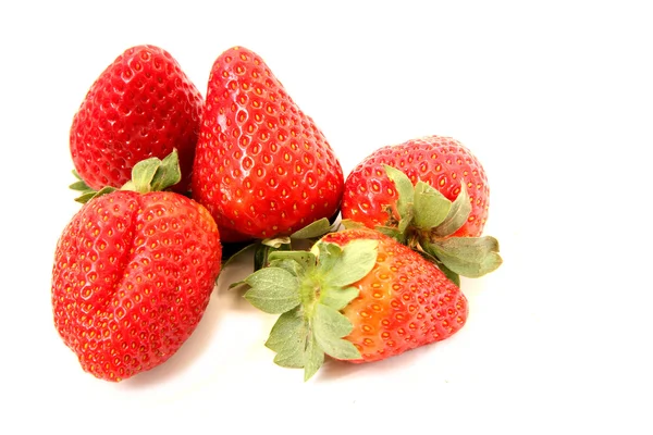 多汁的成熟草莓 — 图库照片