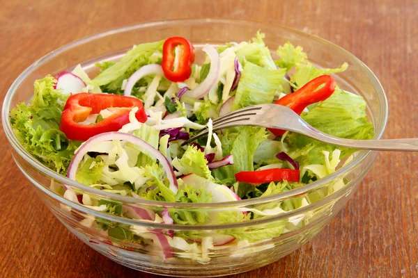 Zdravý čerstvý salát — Stock fotografie