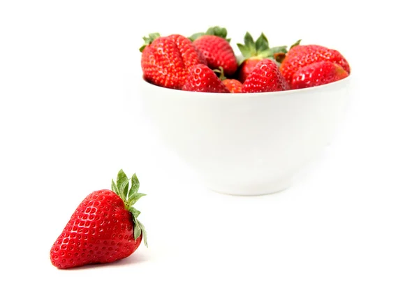Juicy ripe strawberries — Stock Photo, Image