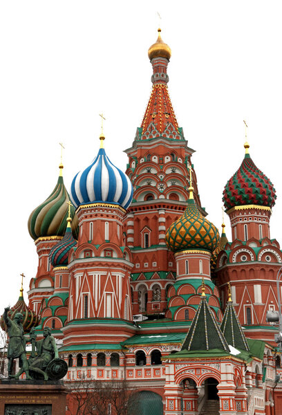 A St. Basil Cathedral in the Moscow