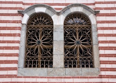 Window in Rila Monastery clipart