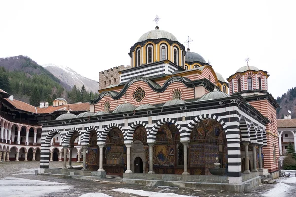 stock image Rila Monastery in Bulgaria