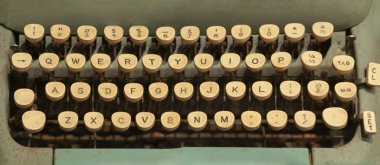 Vintage typewriter clipart