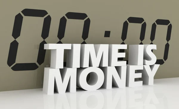Время деньги. — стоковое фото