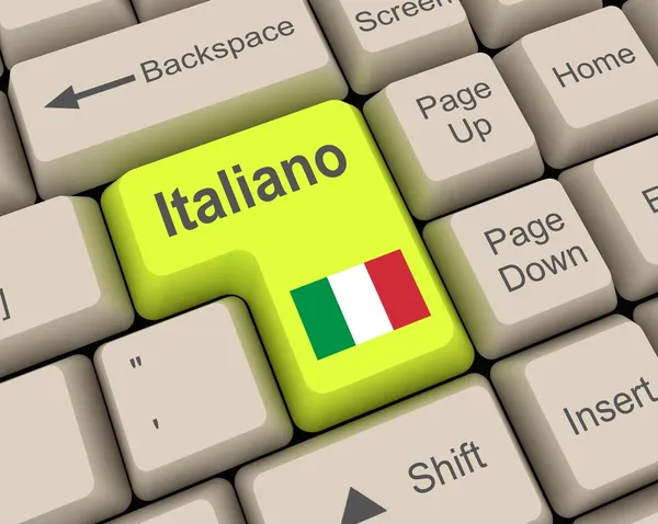 Olasz nyelv — Stock Fotó