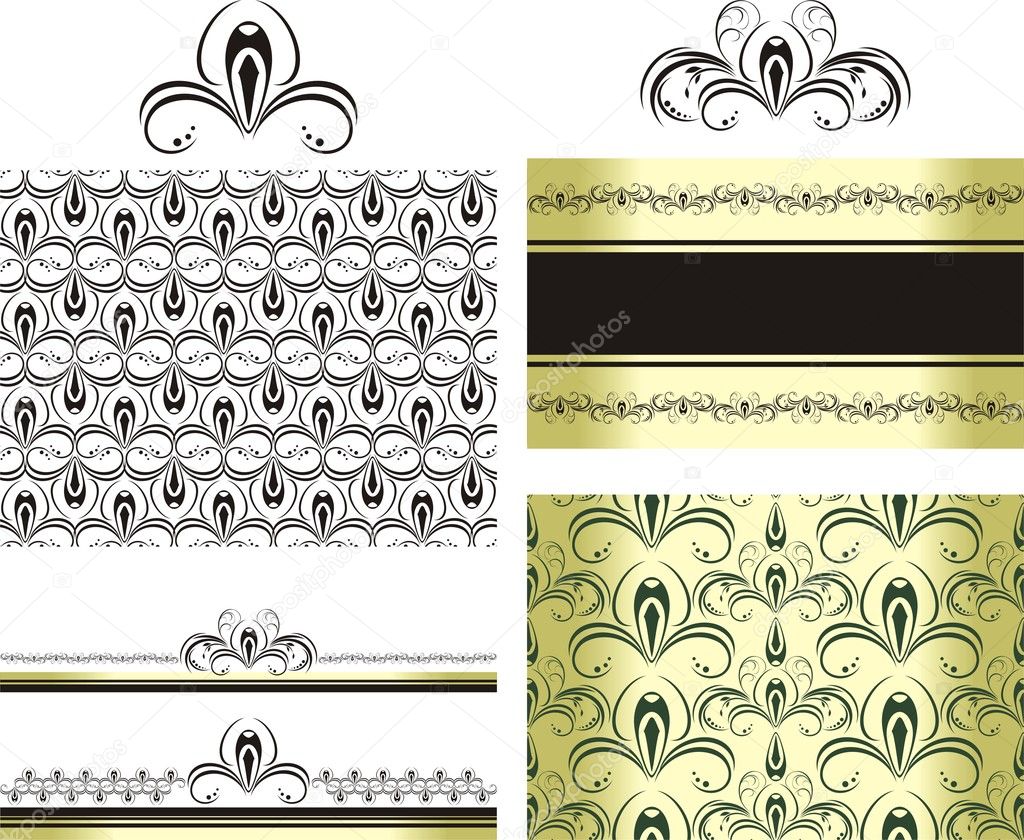 Patterns for decorative borders and frames