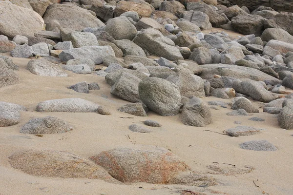 Rocas Una Playa Bretaña —  Fotos de Stock