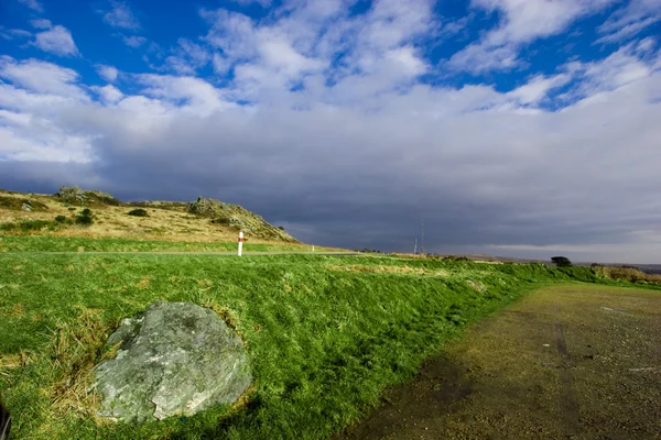 Landschap Bretagne Met Een Kleine Berg — Stockfoto