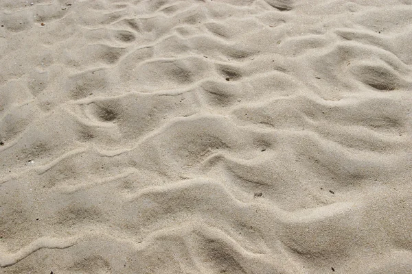 Песок Представляет Собой Волны Пляже — стоковое фото
