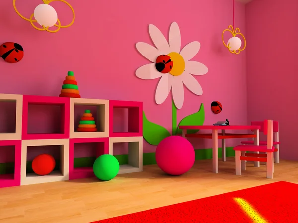 Kinderzimmer lizenzfreie Stockbilder