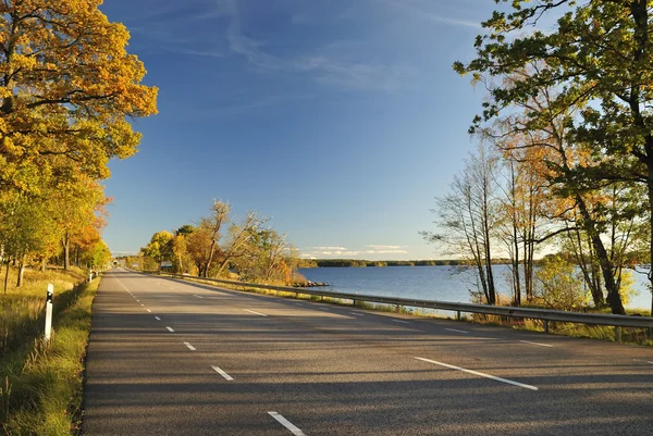 Malownicze drogi jesień — Zdjęcie stockowe