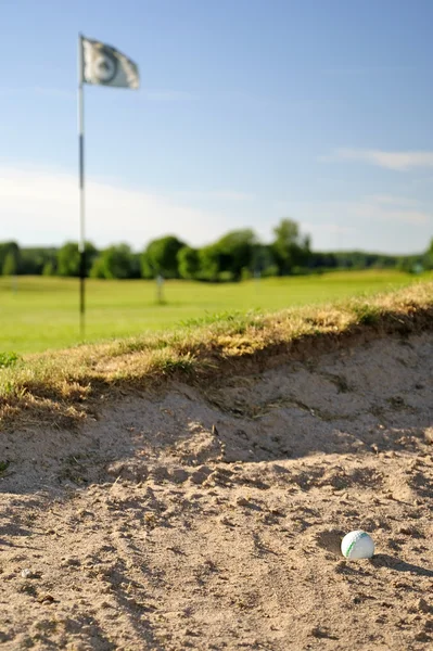 Colpo di golf sfortunato — Foto Stock