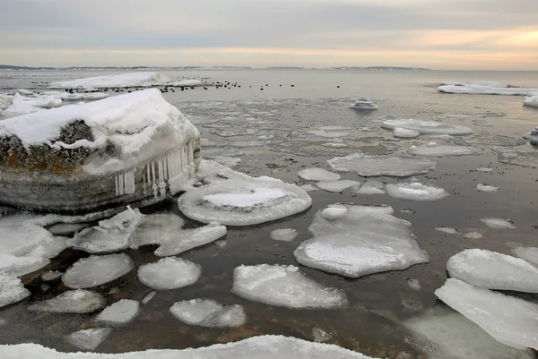 Ledový Baltského pobřeží — Stock fotografie
