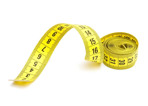 Sarı bant ölçme — Stok fotoğraf