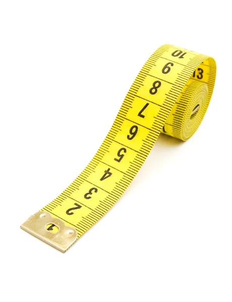 Fita métrica amarela — Fotografia de Stock