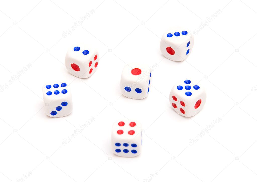 Six dice — Stock Photo © Skobrik 4793823