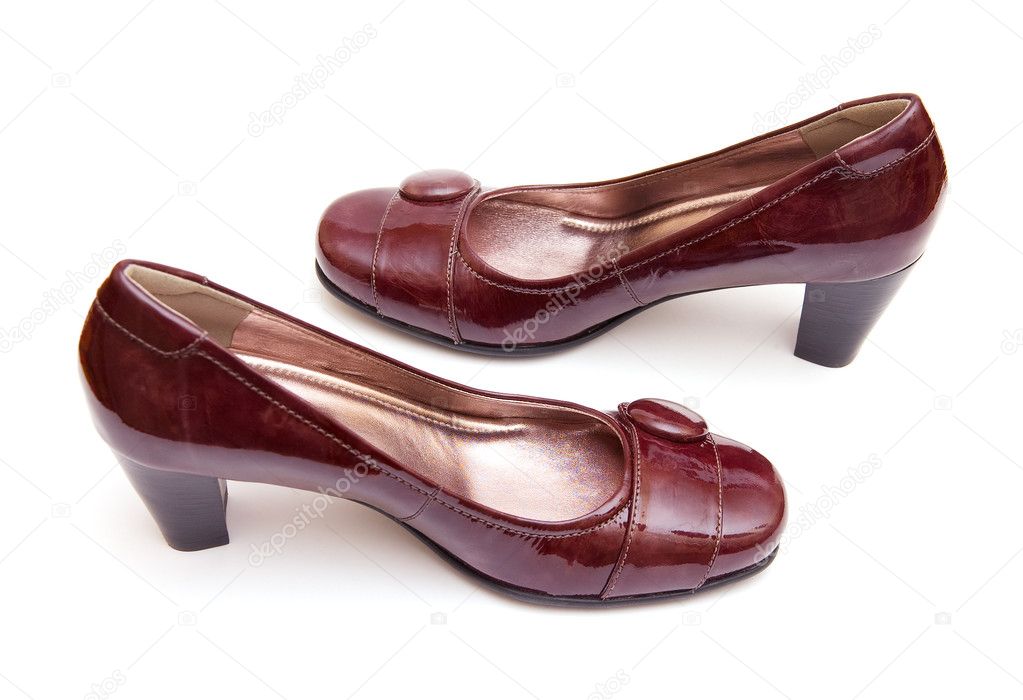 Brown woman's shoes