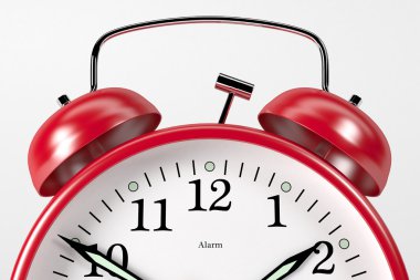 RedAlarmClock04 clipart