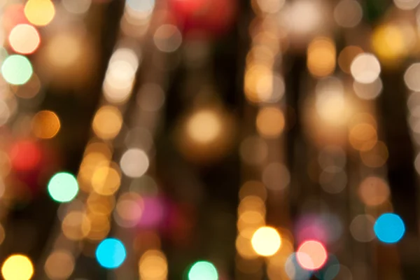 stock image Colorful out of focus Christmas tree lights blurred