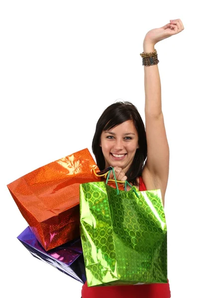 Ganska shopping lady — Stock fotografie
