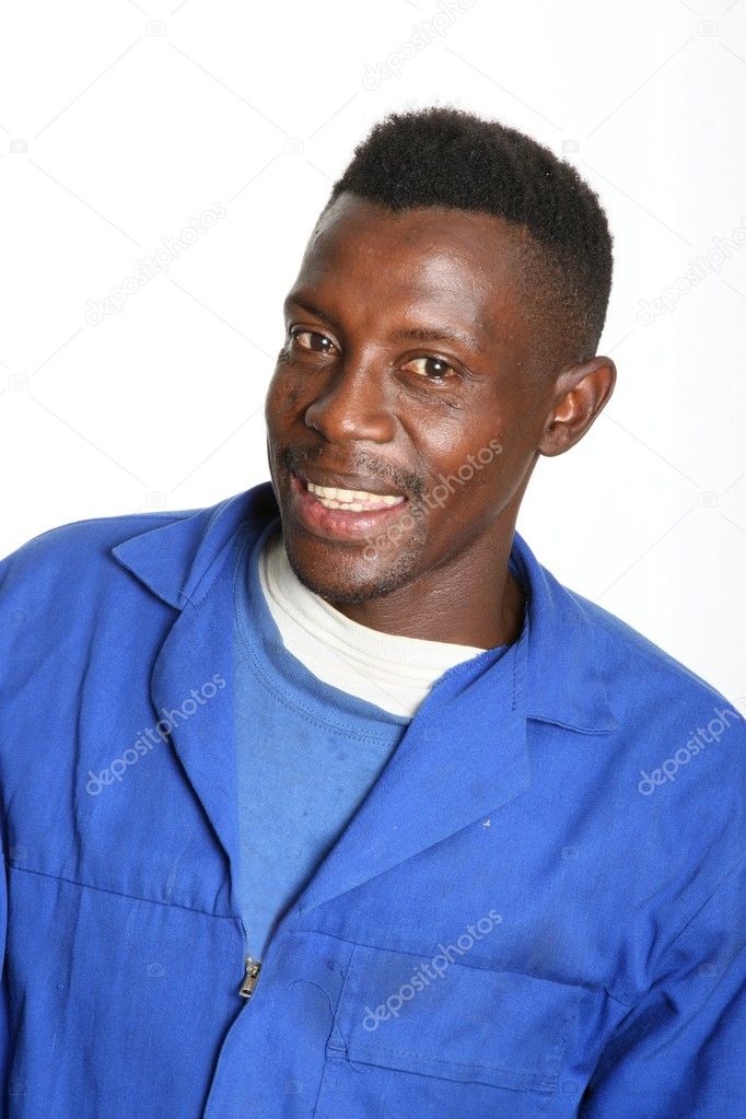 Smiling African Man
