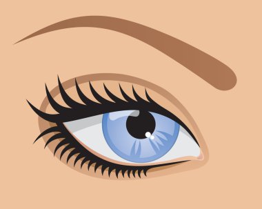 Blue eye clipart