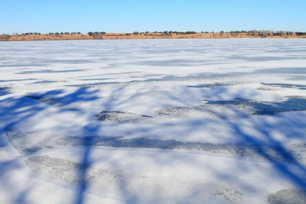 얼어붙은 땅 — 스톡 사진