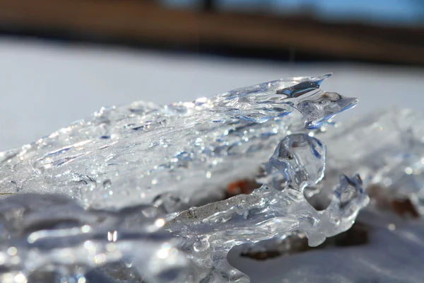 Фрагмент льда — стоковое фото