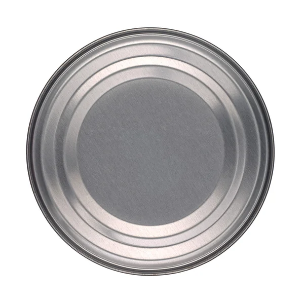 Food Tin Can Base or Lid — Stock Photo, Image