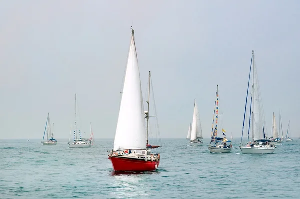 stock image Red Boat.