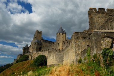 Castle at Carcassonne, France clipart
