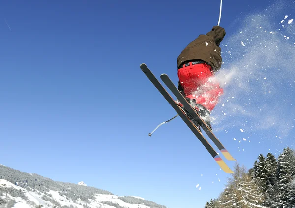 Esquiador de salto — Foto de Stock