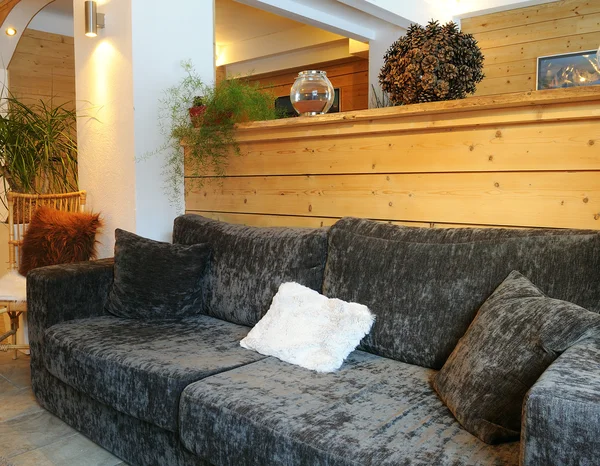Kényelmes, modern nappali — Stock Fotó