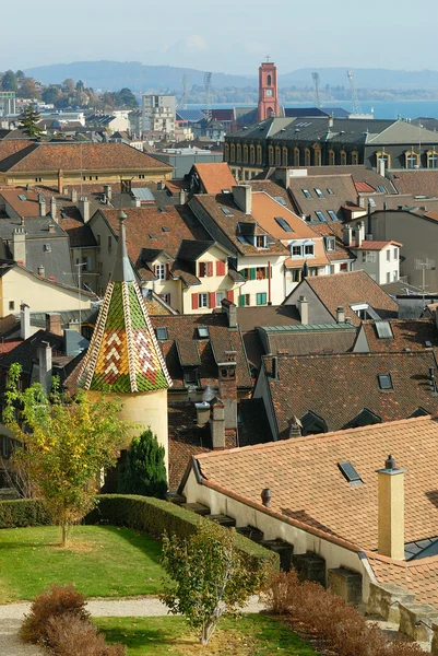 ヌーシャテル、スイス連邦共和国の都市 — ストック写真