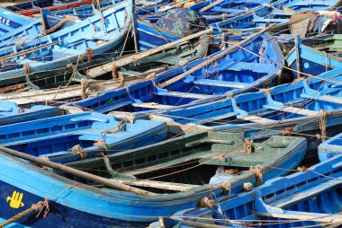 Traditional Moroccan Village, Essaouira, Africa clipart