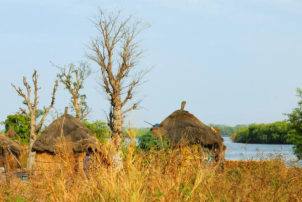 Capanna tribale africana — Foto Stock