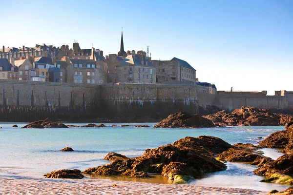 Saint Malo from the sea — Stok fotoğraf