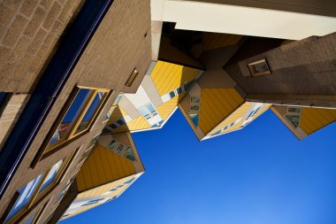 Cubic houses in Rotterdam clipart