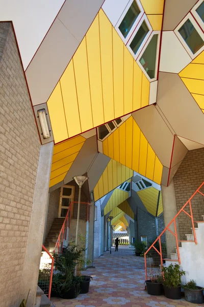Кубические дома Роттердама — стоковое фото