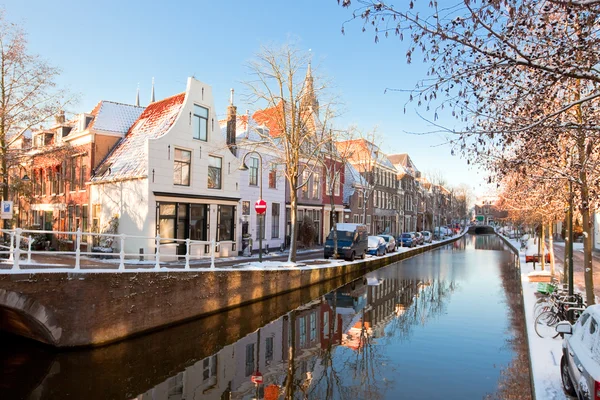 Quartier résidentiel de Delft — Photo