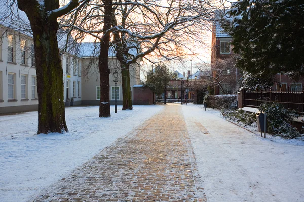 Delft antiguo patio — Foto de Stock