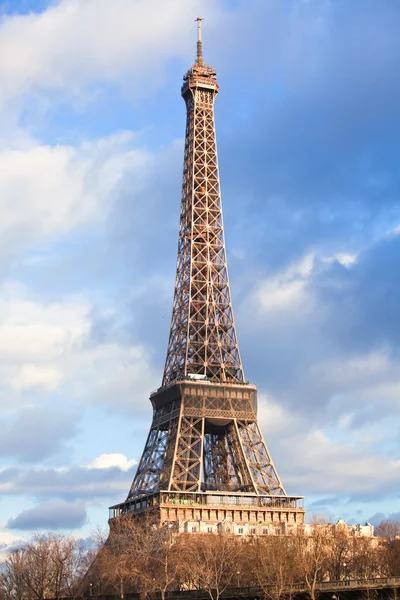 Eiffelova věž v prosinci — Stock fotografie