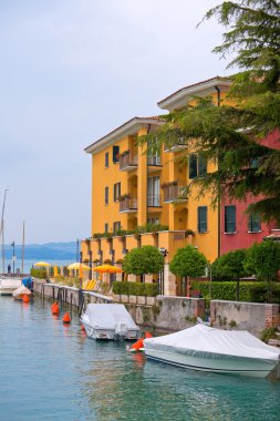 Hotel in Sirmione, Italy clipart