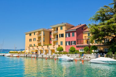 Hotel in Sirmione, Italy clipart