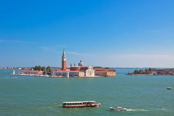 Vista al mar desde el Palacio Ducal, Venecia — Foto de Stock