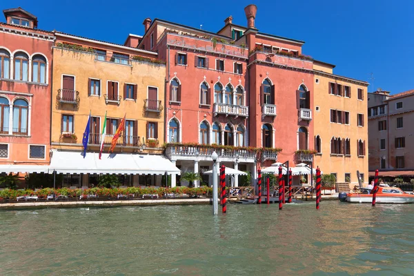 Palacios en el Gran Canal Venecia Italia — Foto de Stock